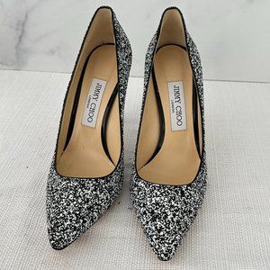 Jimmy choo black and white heels EU 38